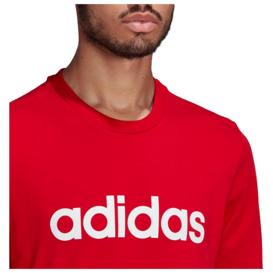 Adidas Ανδρική κοντομάνικη μπλούζα Linear Adidas Ανδρική κοντομάνικη μπλούζα Linear